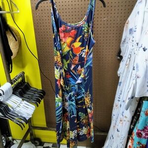 Floral Sleeveless Maxi Dress